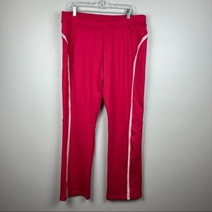 NWT Nike Women's Tennis Track Pants Red XL 16-18  90’s Zip Pocket Dry Fit